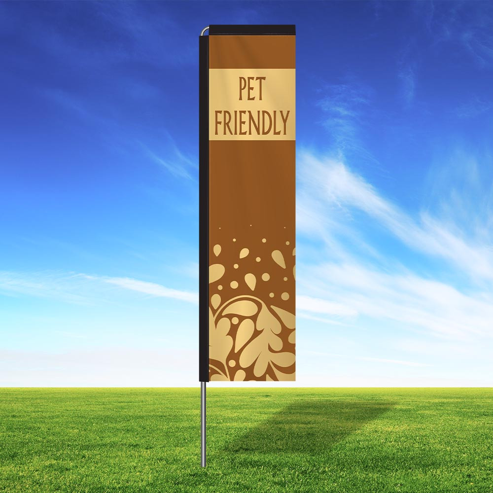 Golden Aura Rectangle Flag Kit