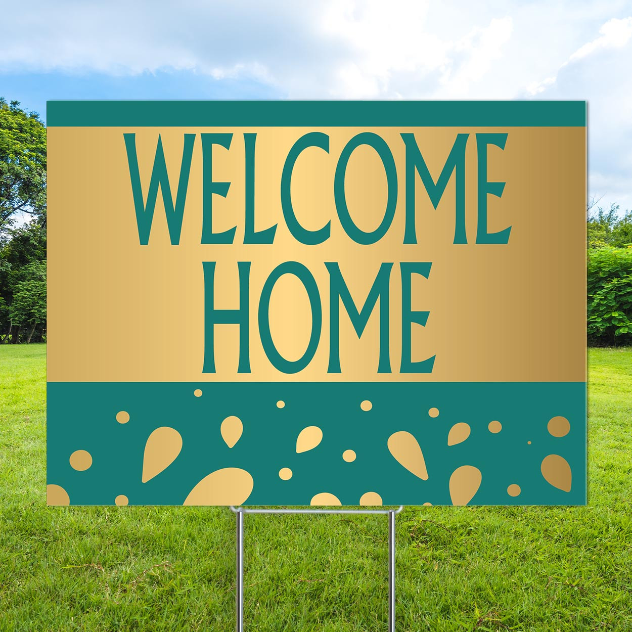 Teal Aura: Yard Signs