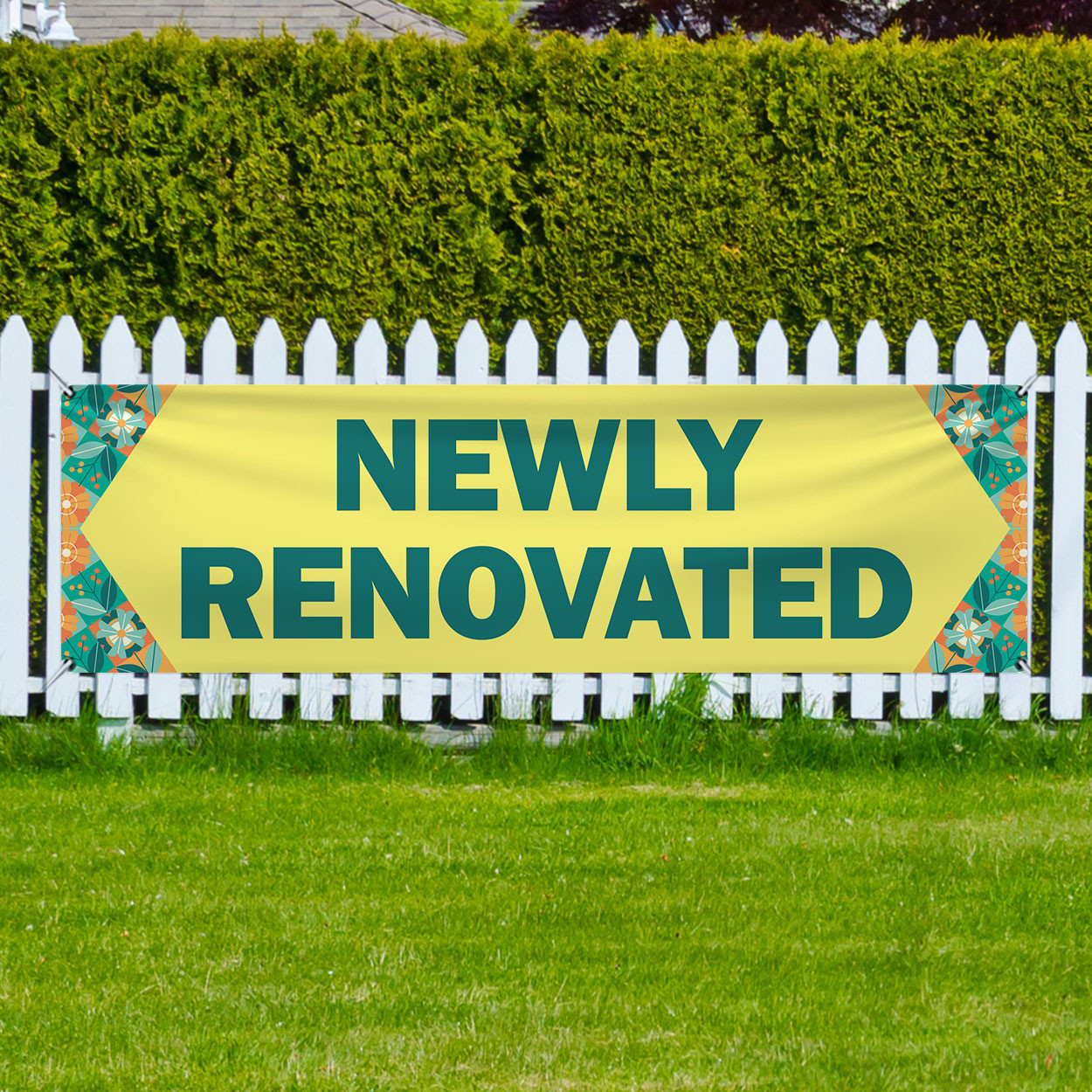 Sunshine Garden - 3x10 Outdoor Heavy Duty Vinyl Banner