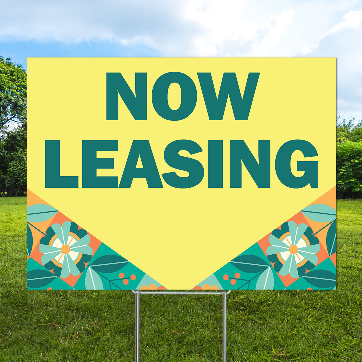 Sunshine Garden - Rectangle Flag and Yard Sign Marketing Bundle