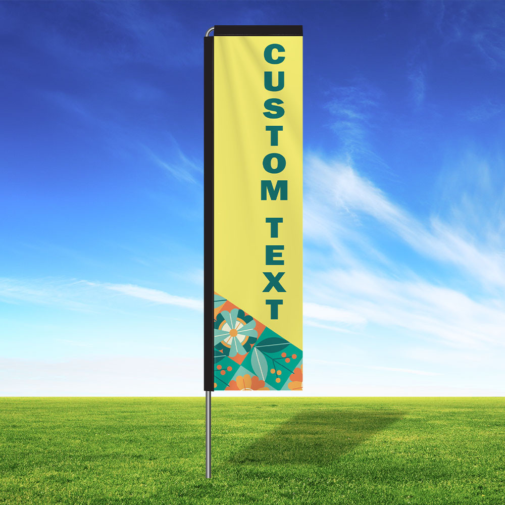 Sunshine Garden Custom Rectangle Flag Kit