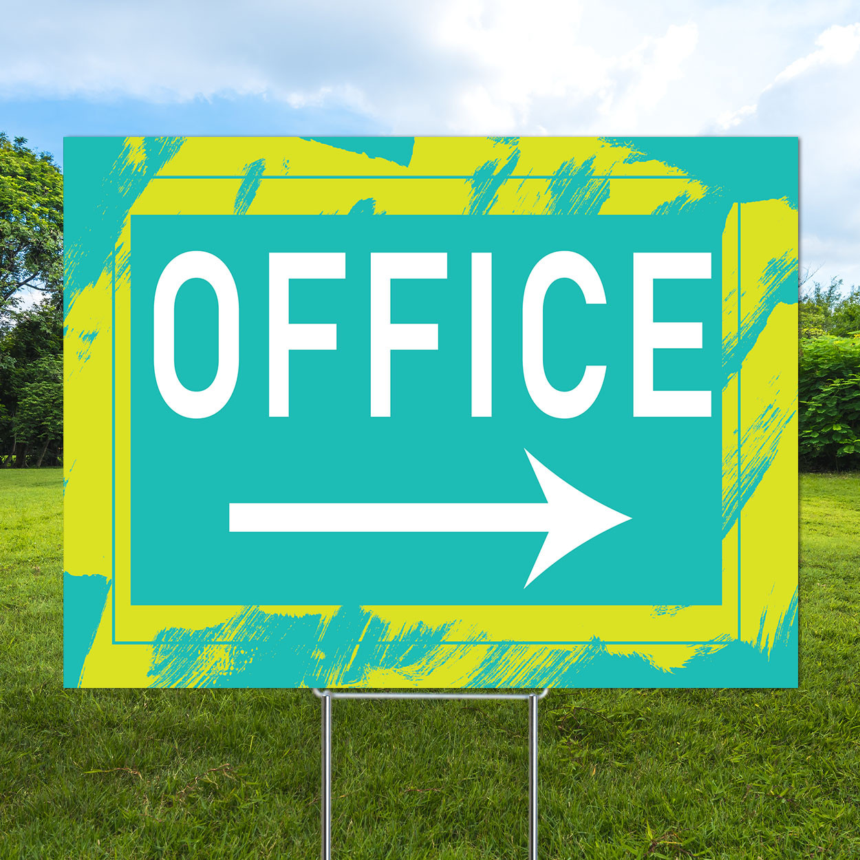 Lime Lagoon - Vertical Flag and Yard Sign Marketing Bundle