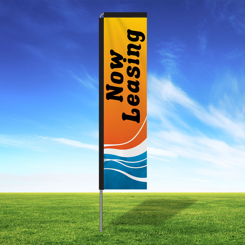 Tangerine Tide - Rectangle Flag and Yard Sign Marketing Bundle