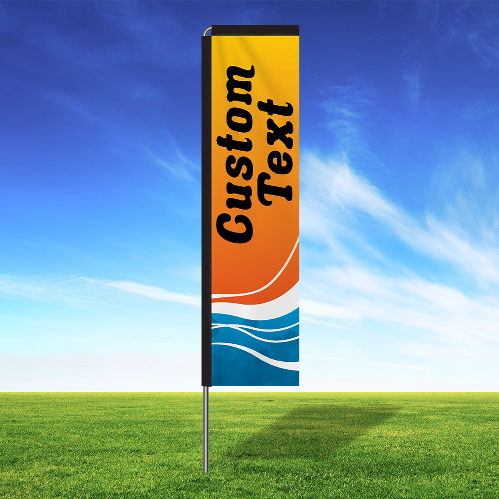 Tangerine Tide Custom Rectangle Flag Kit