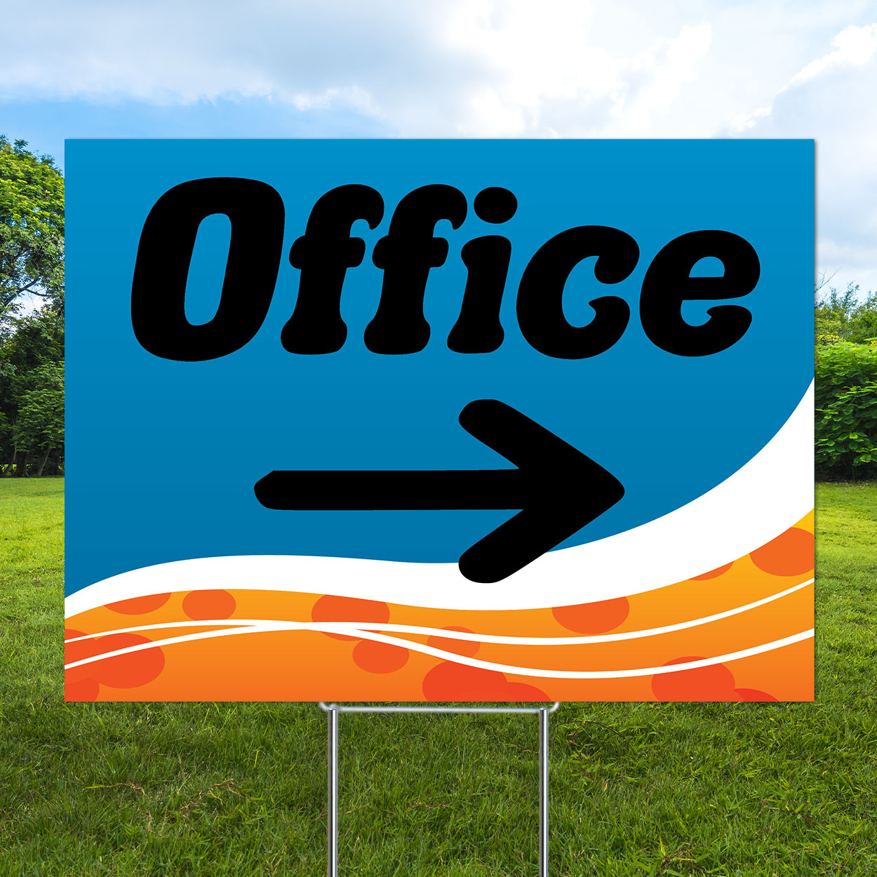 Tangerine Tide - Reusable Balloon Cluster and Yard Sign Marketing Bundle