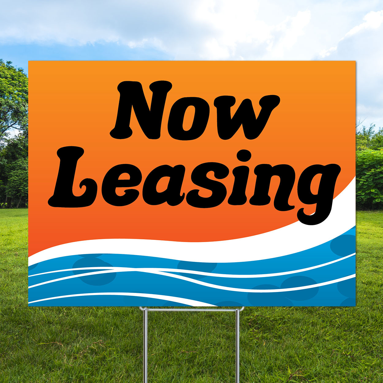 Tangerine Tide - Reusable Balloon Cluster and Yard Sign Marketing Bundle