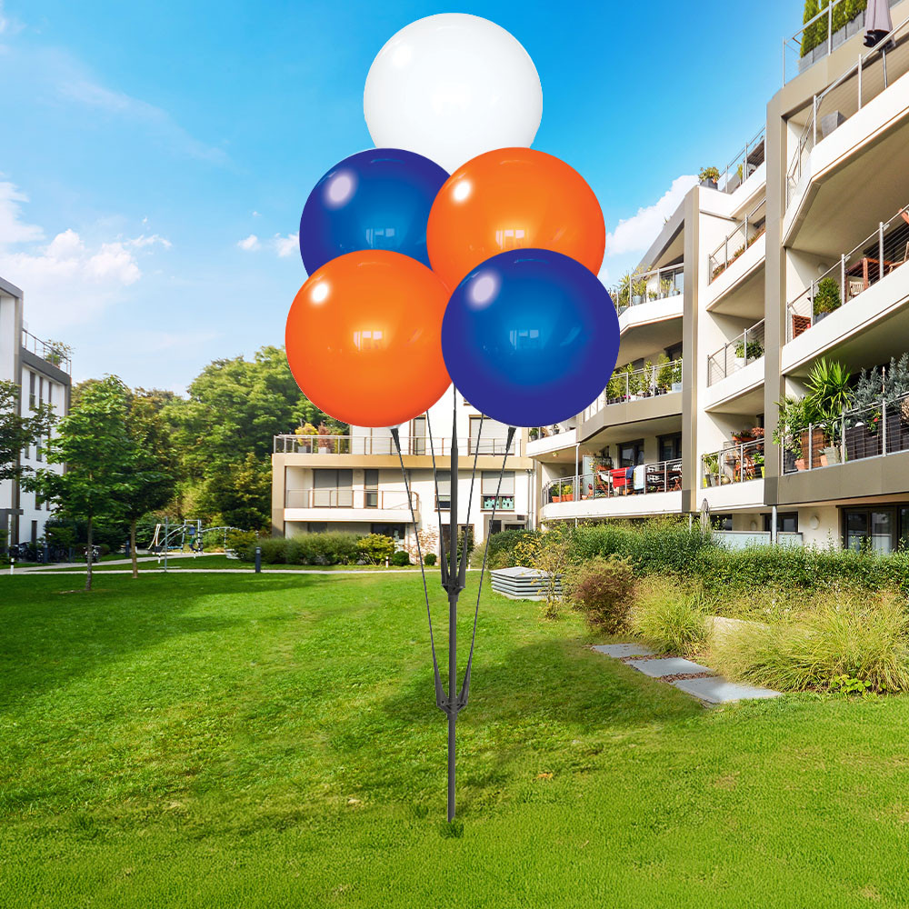 Tangerine Tide - Reusable Balloon Cluster and Yard Sign Marketing Bundle