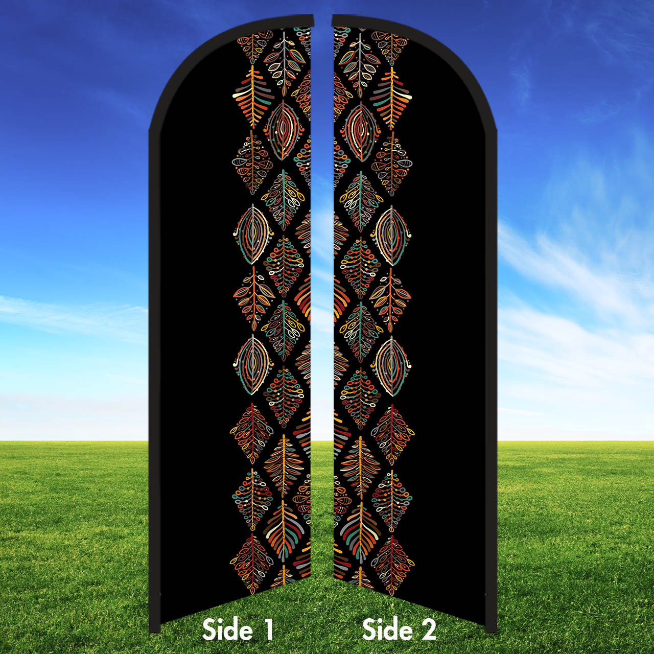 Neon Harvest- Double Sided Feather Flag Kit