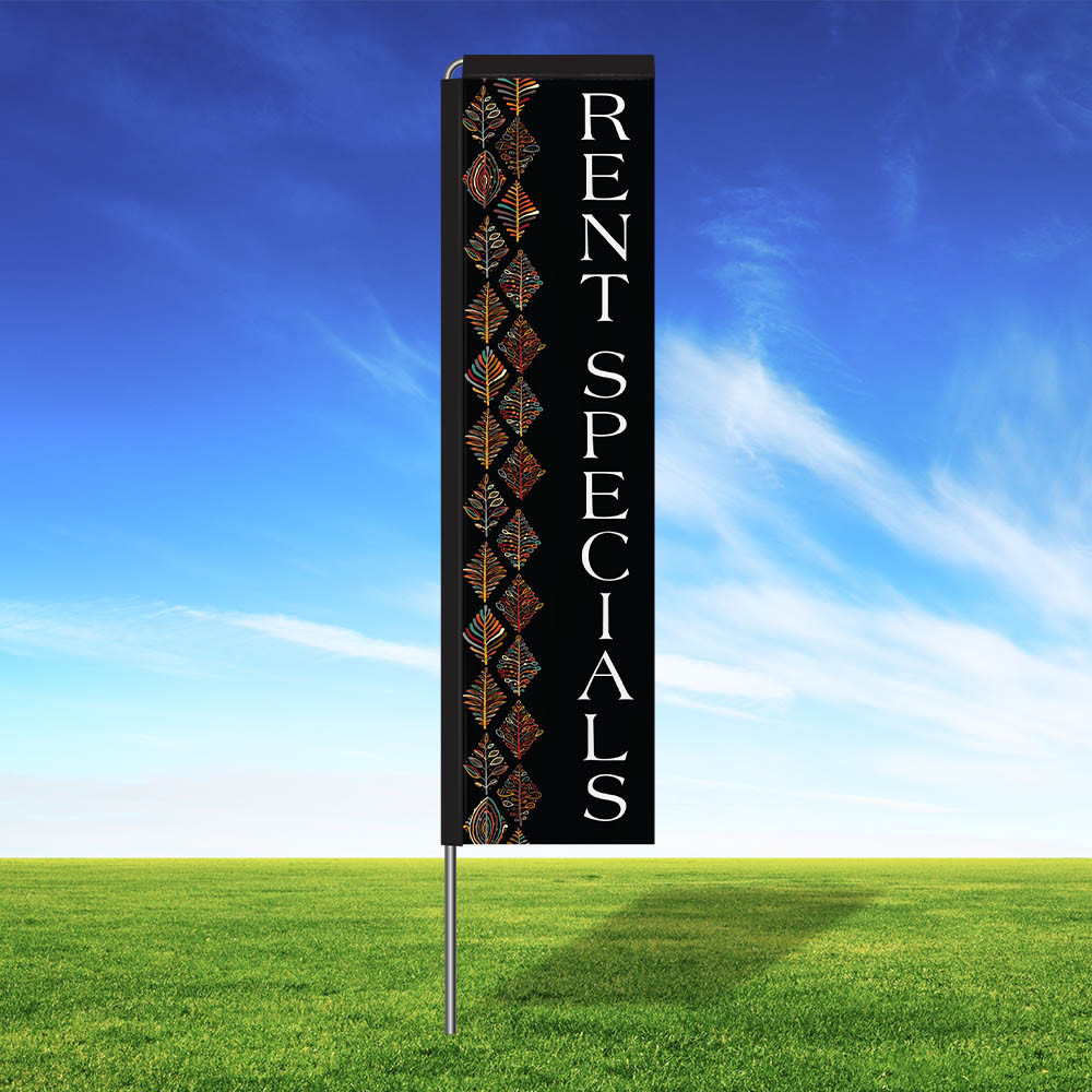 Neon Harvest Rectangle Flag Kit