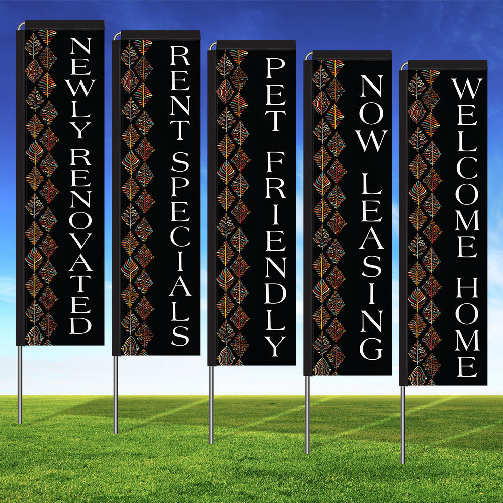 Neon Harvest Rectangle Flag Kit