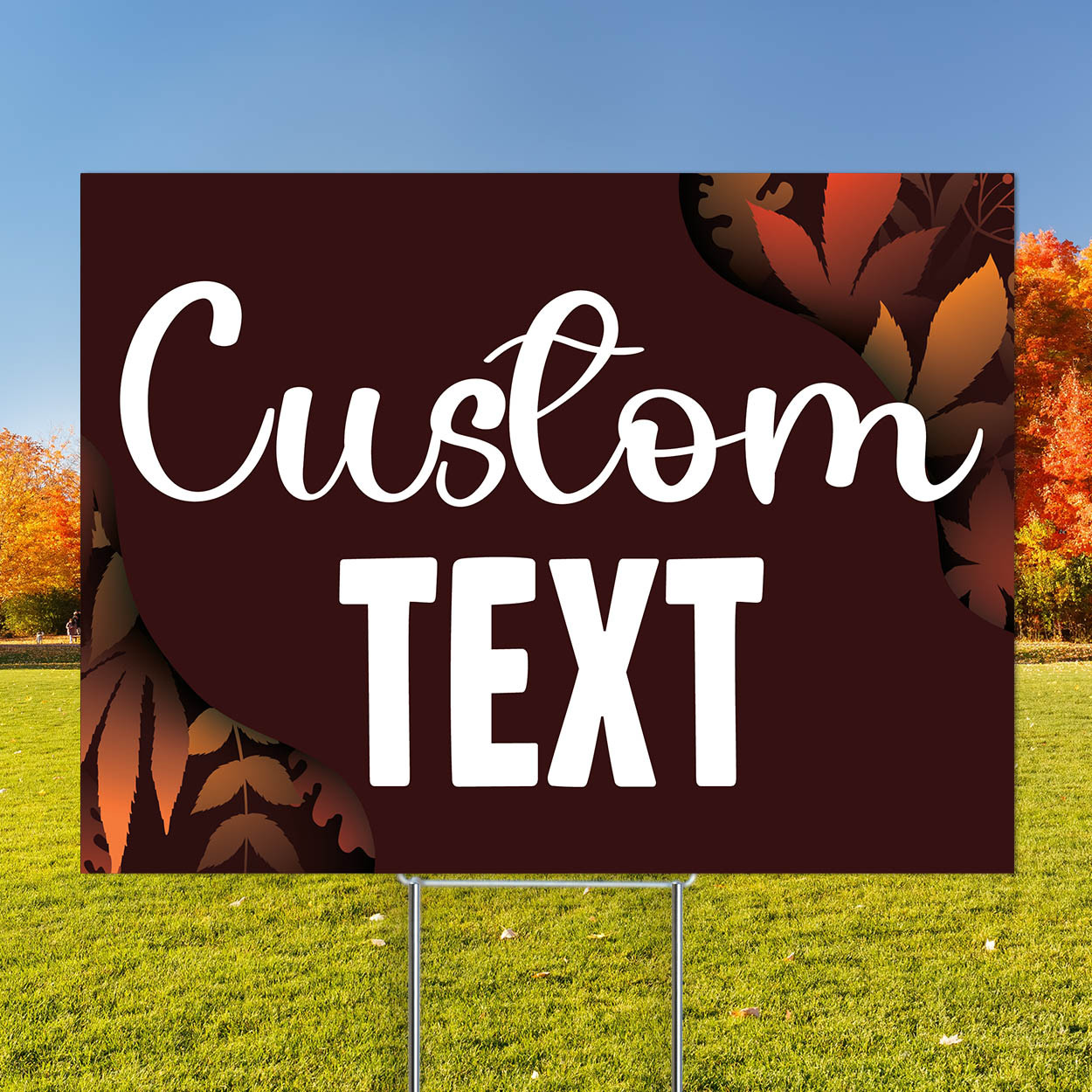Auburn Ember - Semi Custom Coroplast Sign