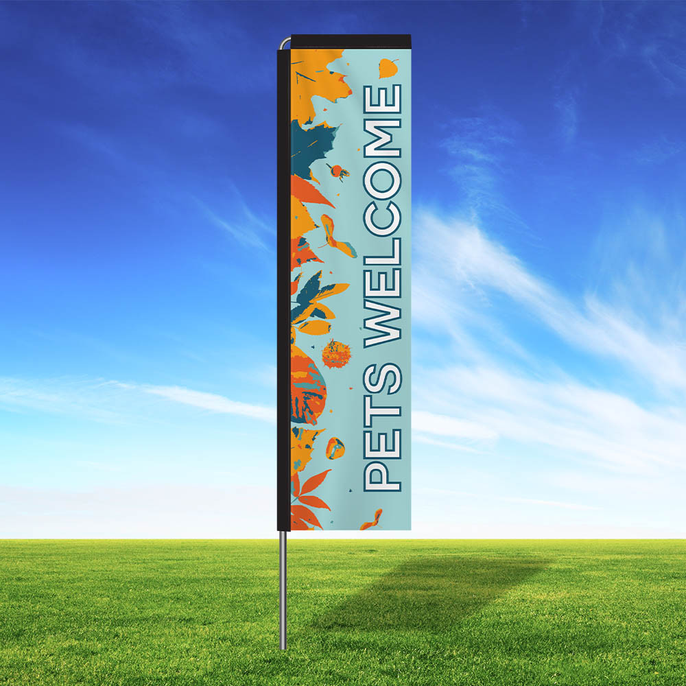 Hello Autumn Rectangle Flag Kit