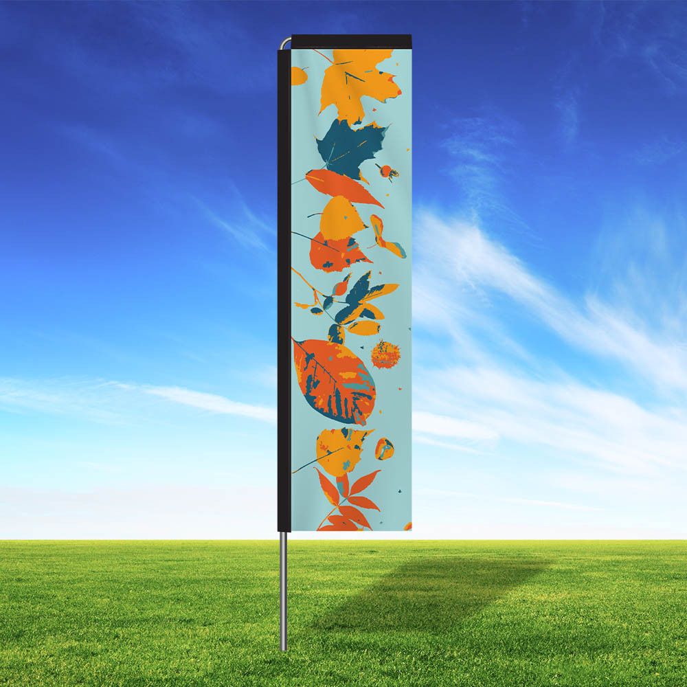 Hello Autumn Rectangle Flag Kit