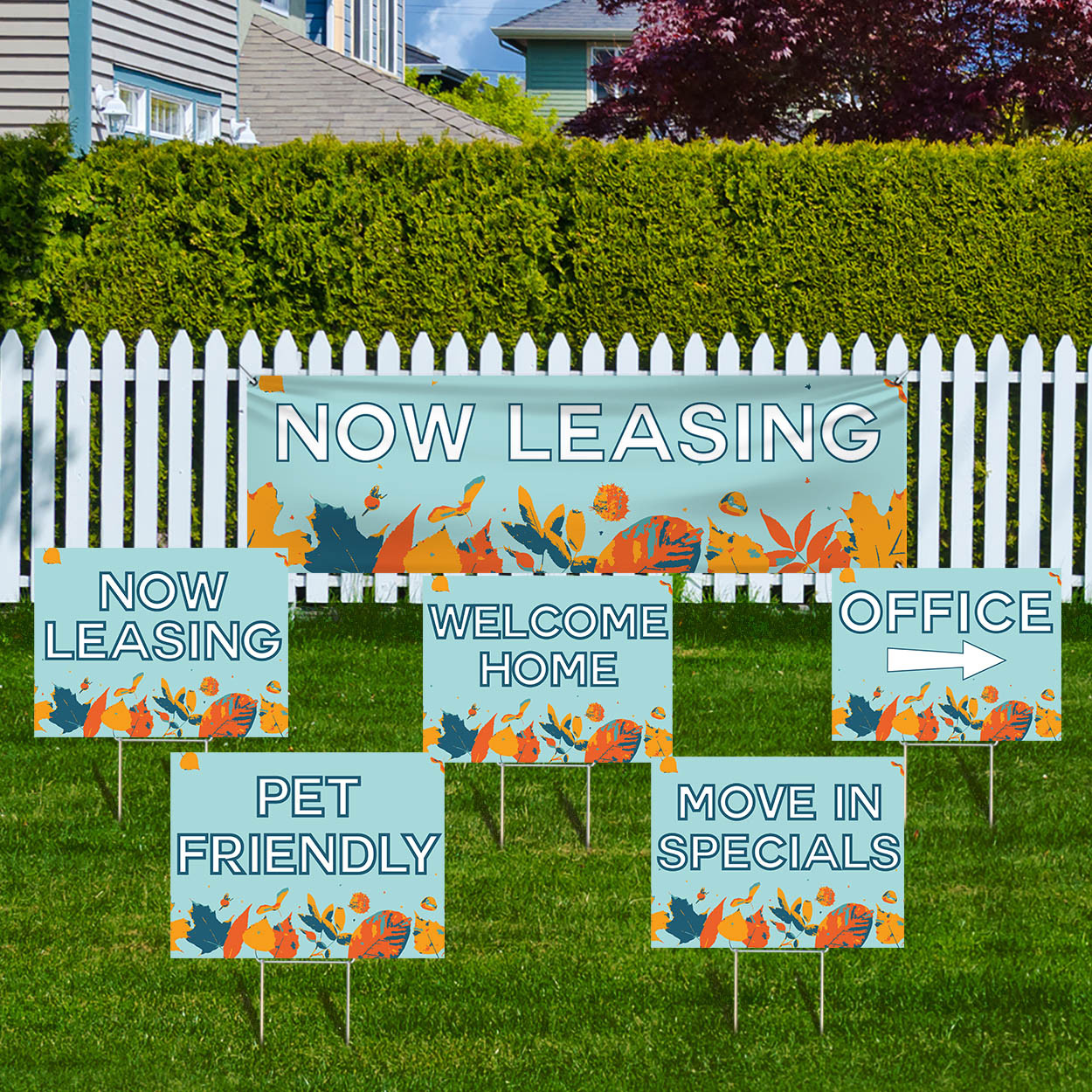 Hello Autumn- Banner and Yard Sign Marketing Bundle