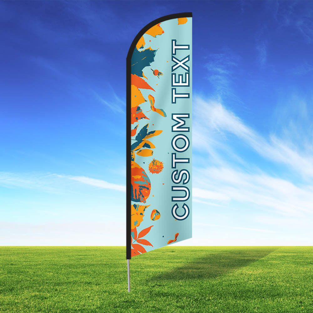 Hello Autumn Custom Feather Flag