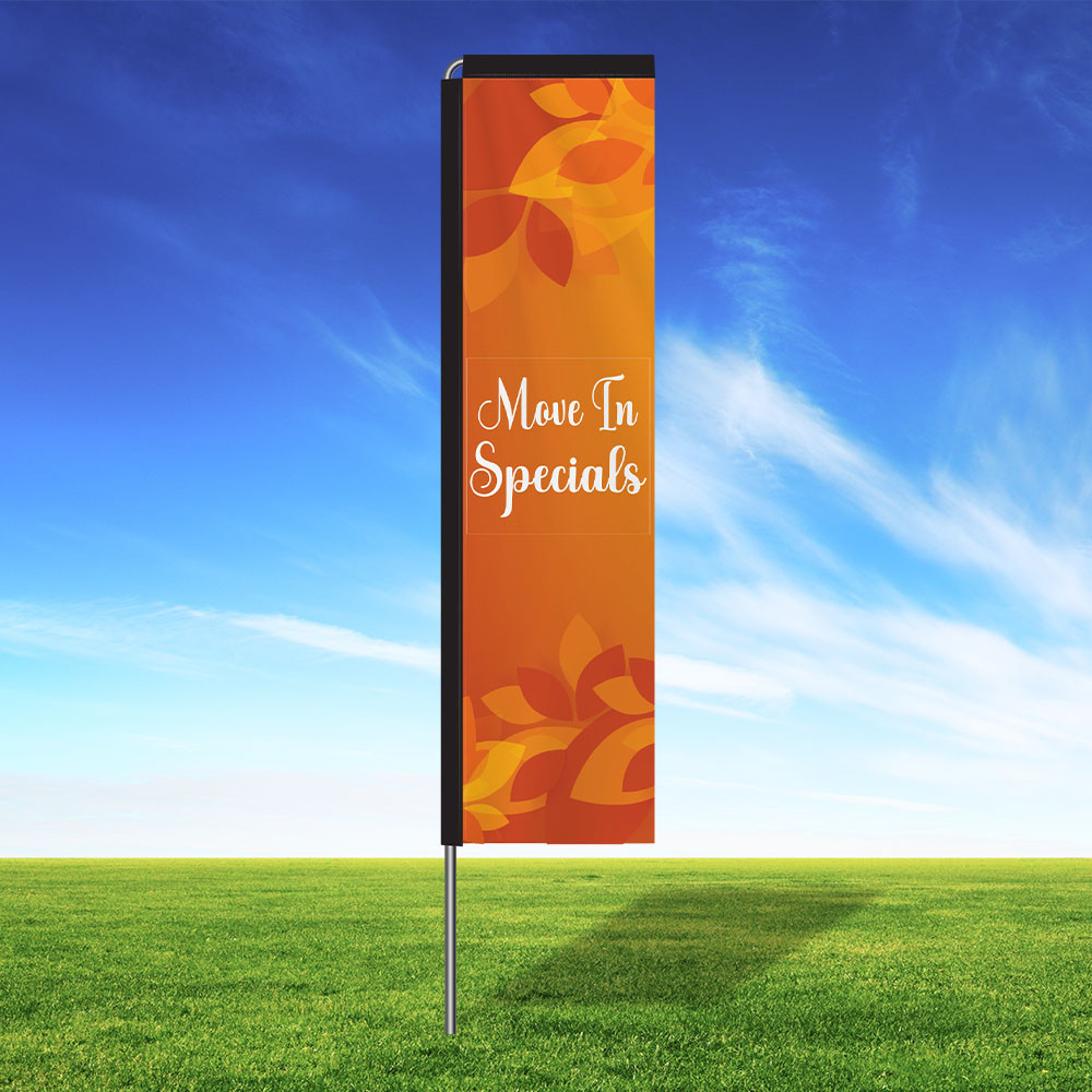 Rustic Autumn Rectangle Flag Kit