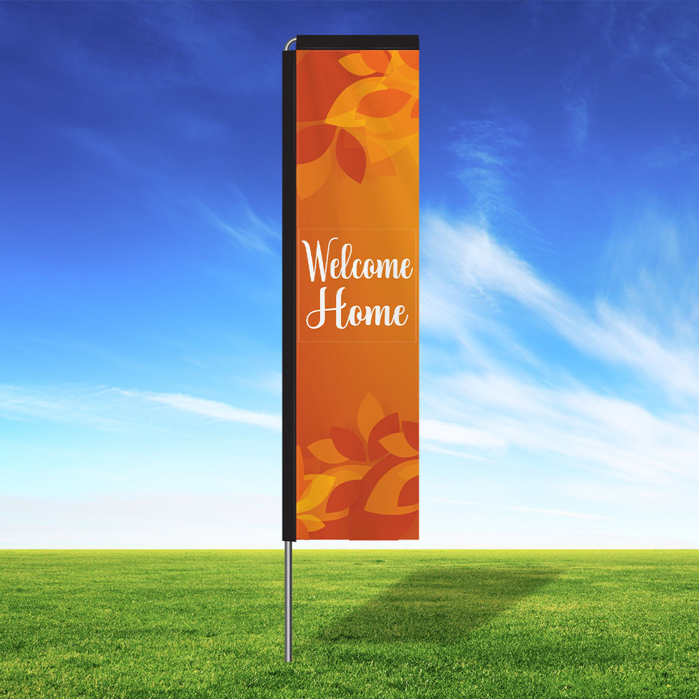 Rustic Autumn Rectangle Flag Kit