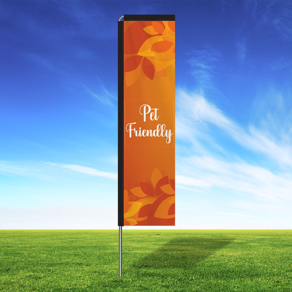 Rustic Autumn Rectangle Flag Kit