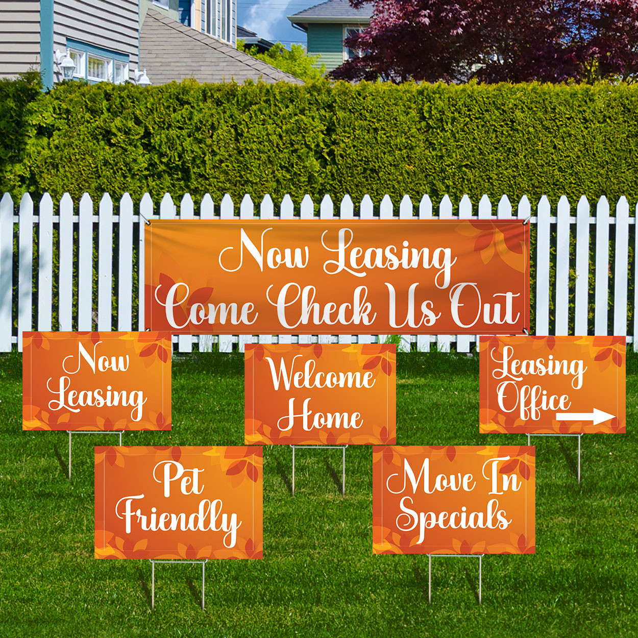 Rustic Autumn- Banner and Yard Sign Marketing Bundle