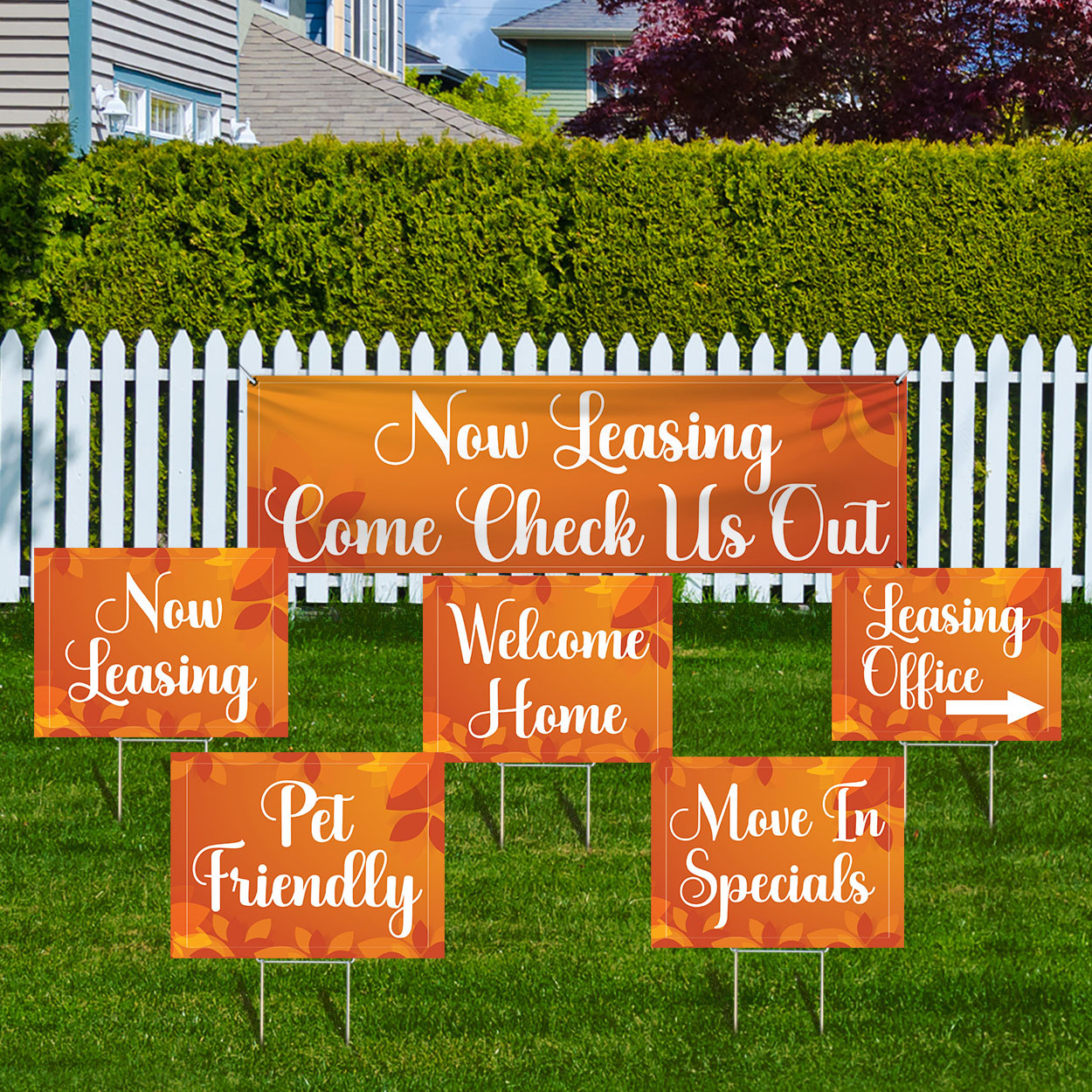 Rustic Autumn- Banner and Yard Sign Marketing Bundle