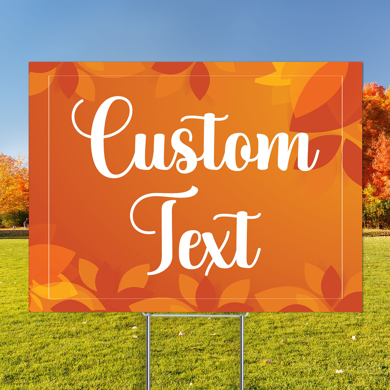 Rustic Autumn - Semi Custom Coroplast Sign