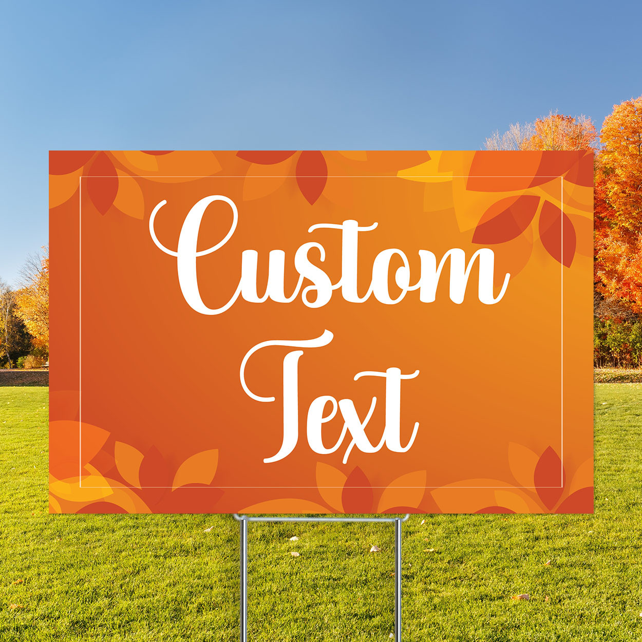 Rustic Autumn - Semi Custom Coroplast Sign