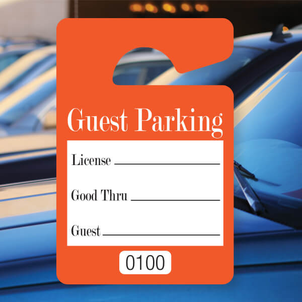 Guest Parking Permits w/Consecutive Numbers