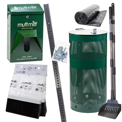 MUTT MITT®  LOW PROFILE STATION -no sign