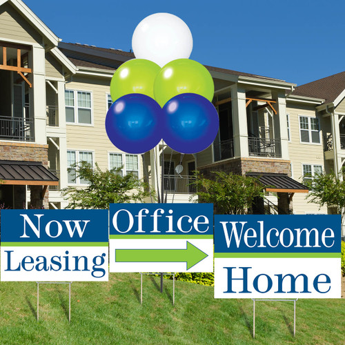Cheerful - Balloon Cluster and Yard Sign Marketing Bundle
