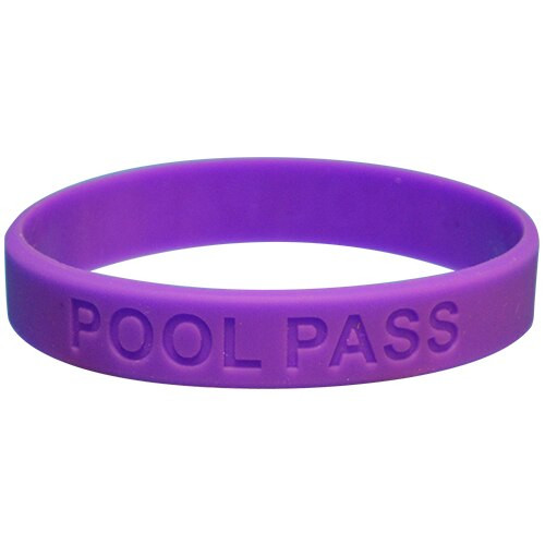 Adult Wrist Pool Pass (Purple)