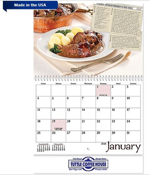 Taste of the Month Wall Calendar