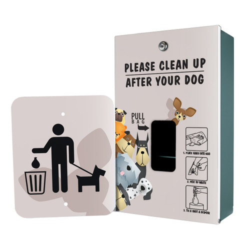 "Peek A Pup" DISPENSE-Art™  Designer Dog Waste Station
