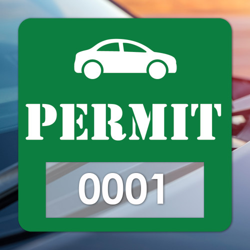 た　US製【 Parking Permit】8枚＠パーミット送料無料 Leasing Tools & Gifts - Parking Permits & Violation Notices