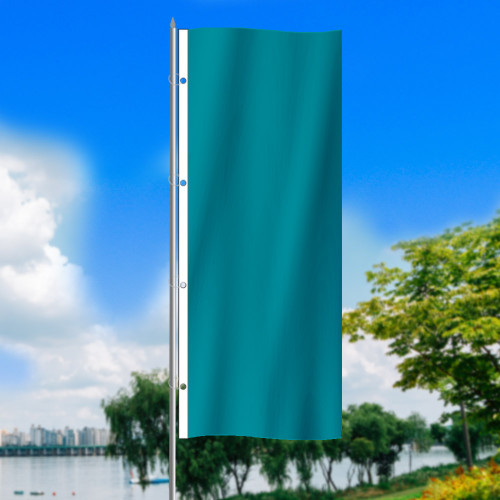 Parrot Blue - 3x8 Vertical Outdoor Marketing Flag