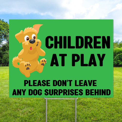 Children At Play: Yard Signs