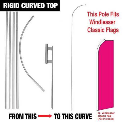 Flagpole Kit for  Windleaser Classic Flags