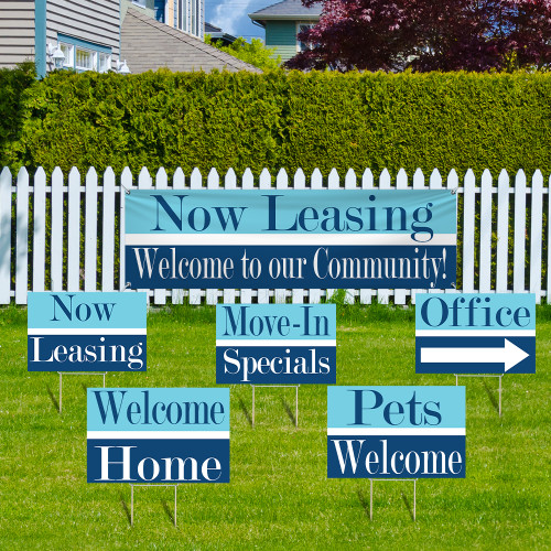 Blissful - 3x10 Vinyl Banner and Yard Sign Marketing Bundle