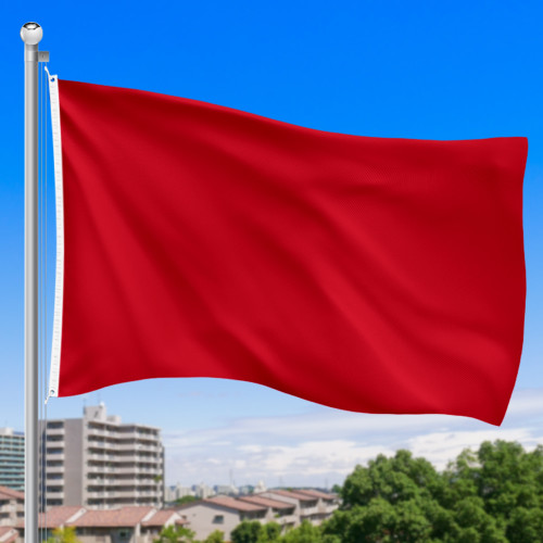 Red - 3 x 5 Horizontal Flag