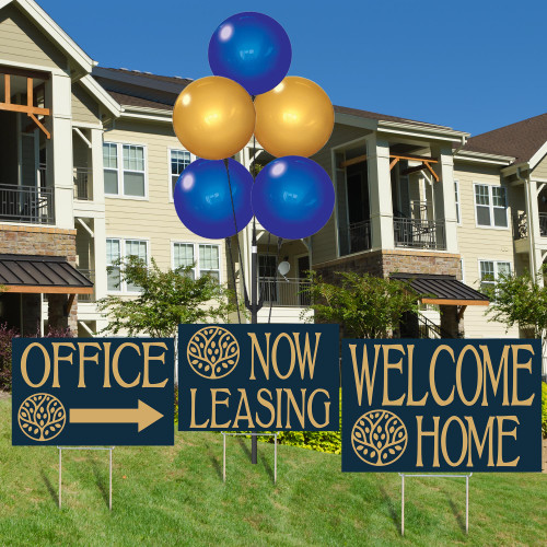 GOT- Navy - Balloon Cluster and Yard Sign Marketing Bundles