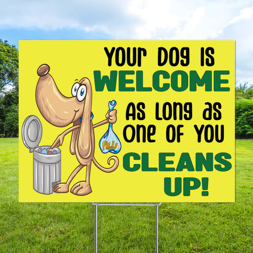 Dog Welcome: Yard Signs