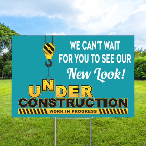Under Construction: 12"x18" Yard Sign