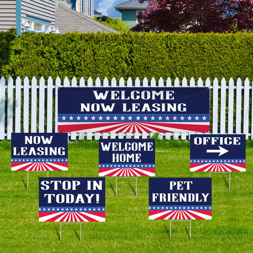 American Star - 3x10 Vinyl Banner and Yard Sign Marketing Bundle