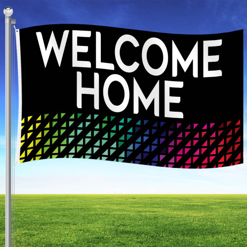 Prismatic Neon Style 3 x 5 Horizontal Flag