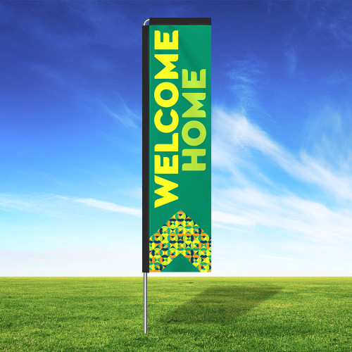 Vibrant Verde Rectangle Flag Kit