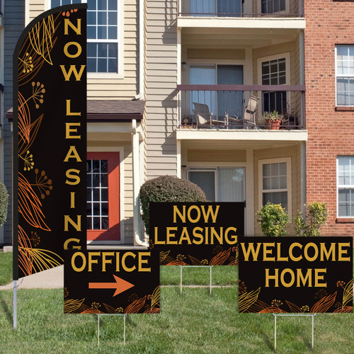 Autumn Blossom- Feather Flag and Yard Sign Marketing Bundle