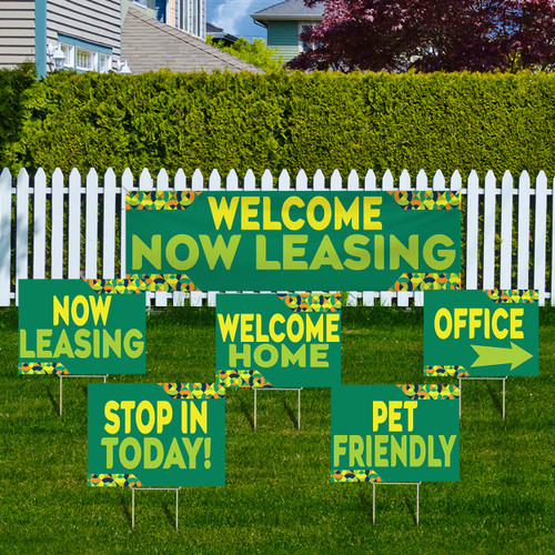 Vibrant Verde - Banner and Yard Sign Marketing Bundle