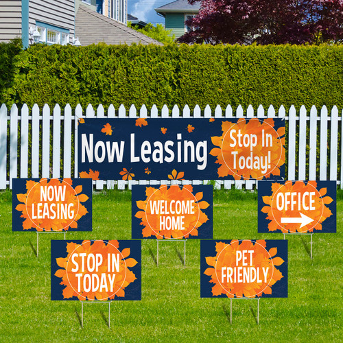 Twilight Leaves - Banner and Yard Sign Marketing Bundle
