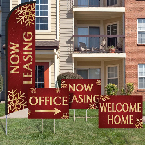 Velvet Flake- Feather Flag and Yard Sign Marketing Bundle