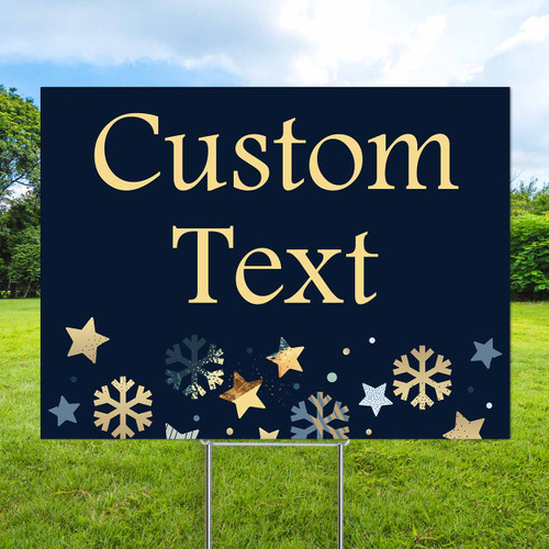 Midnight Glow- Semi Custom Coroplast Sign