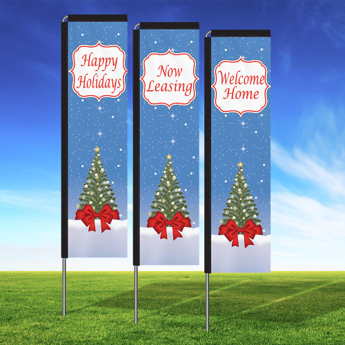 Starry Tinsel Rectangle Flag Kit Starry Tinsel Rectangle Flag Kit